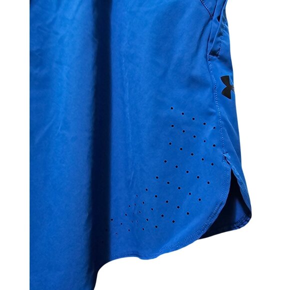 Under Armour Mens XX-Large Blue Athletic Shorts With Perforated Design & Elastic - Picture 3 of 9